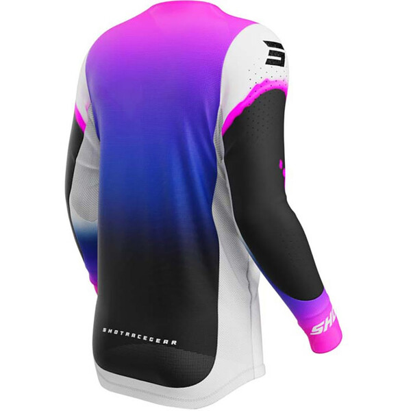 Shot - Maillot Aerolite Astral Noir / Blanc / Bleu / Rose