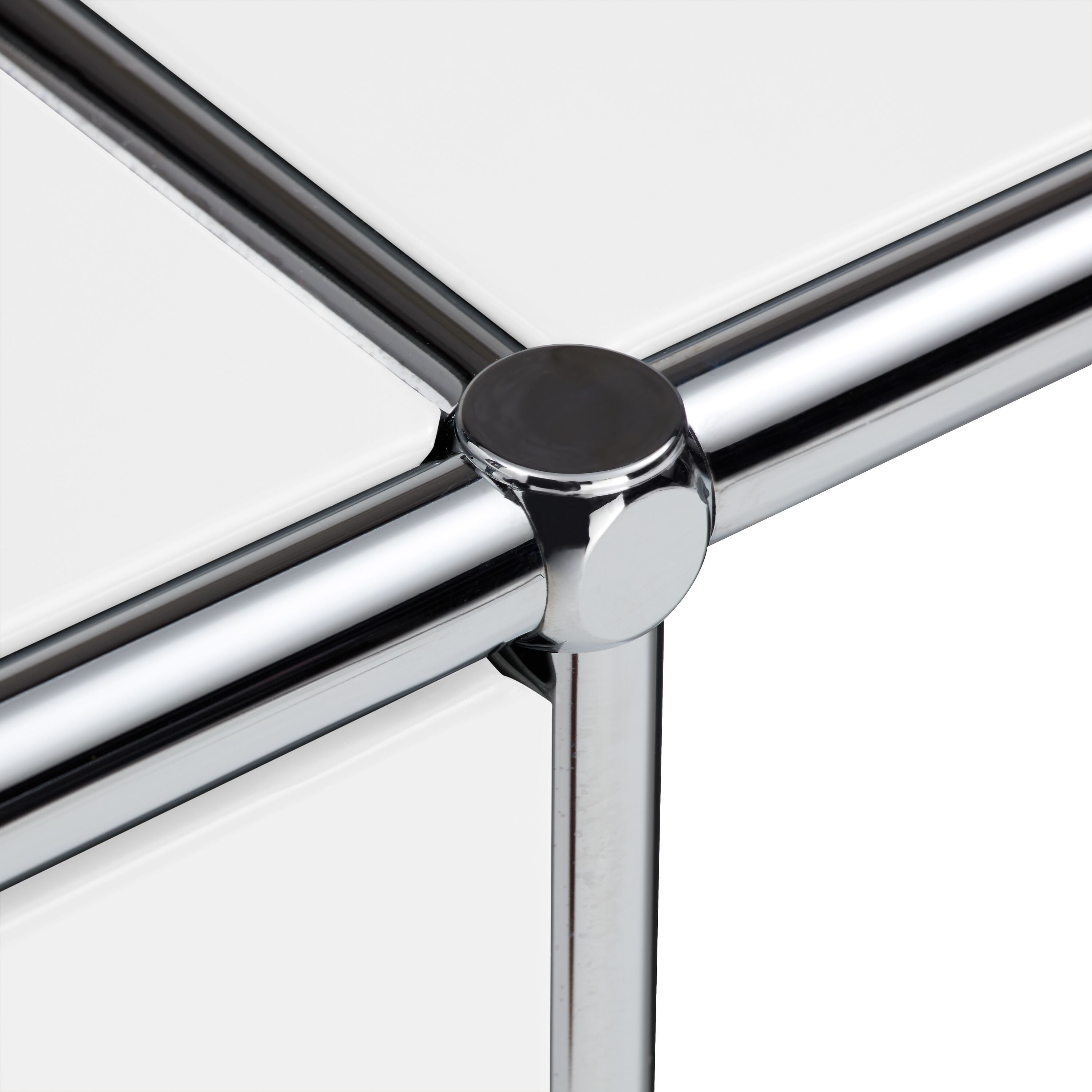 FLEXCUBE Schreibtisch - Weiss / B: 228.0 cm x T: 40.0 cm x H: 80.0 cm