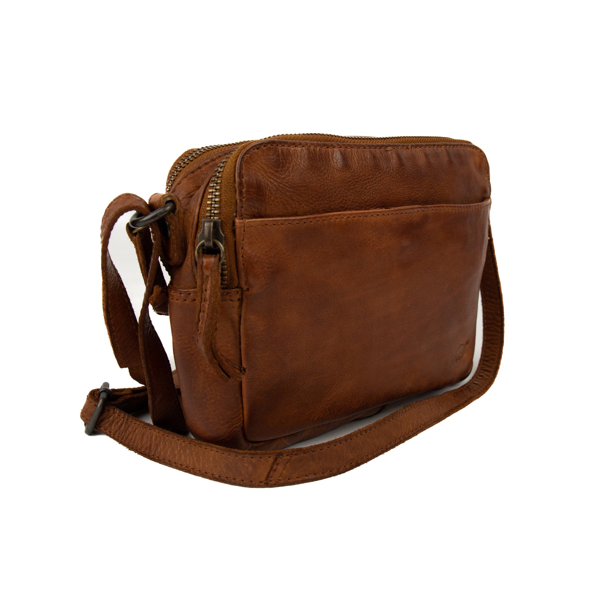 Schoudertasje 'Irem' cognac - CL 42298 Cognac