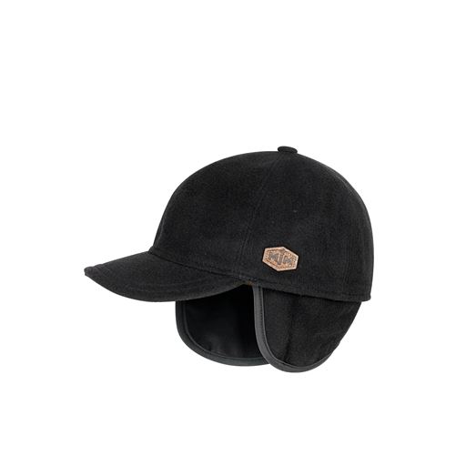 MJM Baseball EL Wool/Cashmere Kasket, Black, M