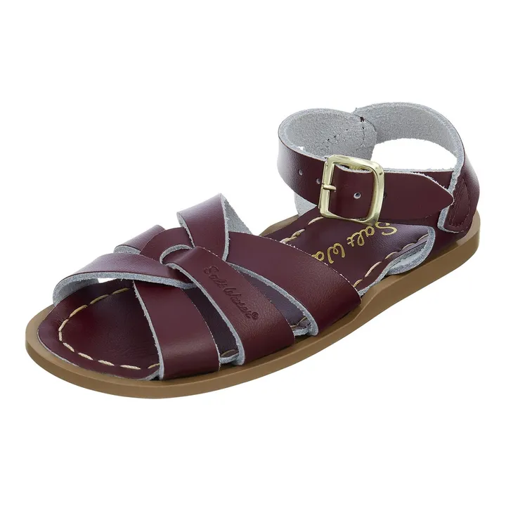 Salt-Water Sandales Cuir Waterproof Original | Bordeaux
