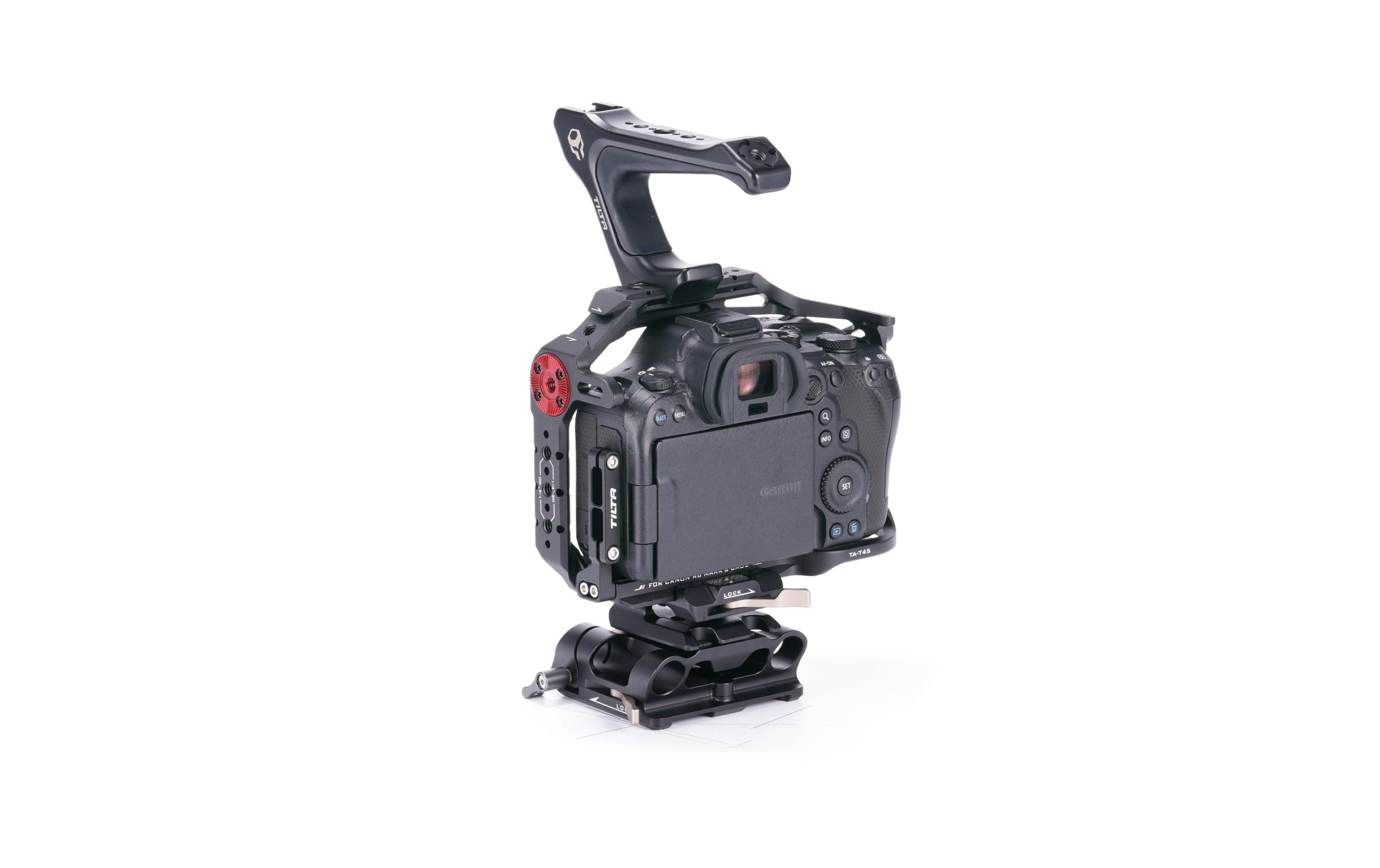 Cage Basic Kit für Canon R6 Mark II - Schwarz<br>Verbessert die Funktionalität der Kamera und bietet gleichzeitig zusätzlichen Schutz