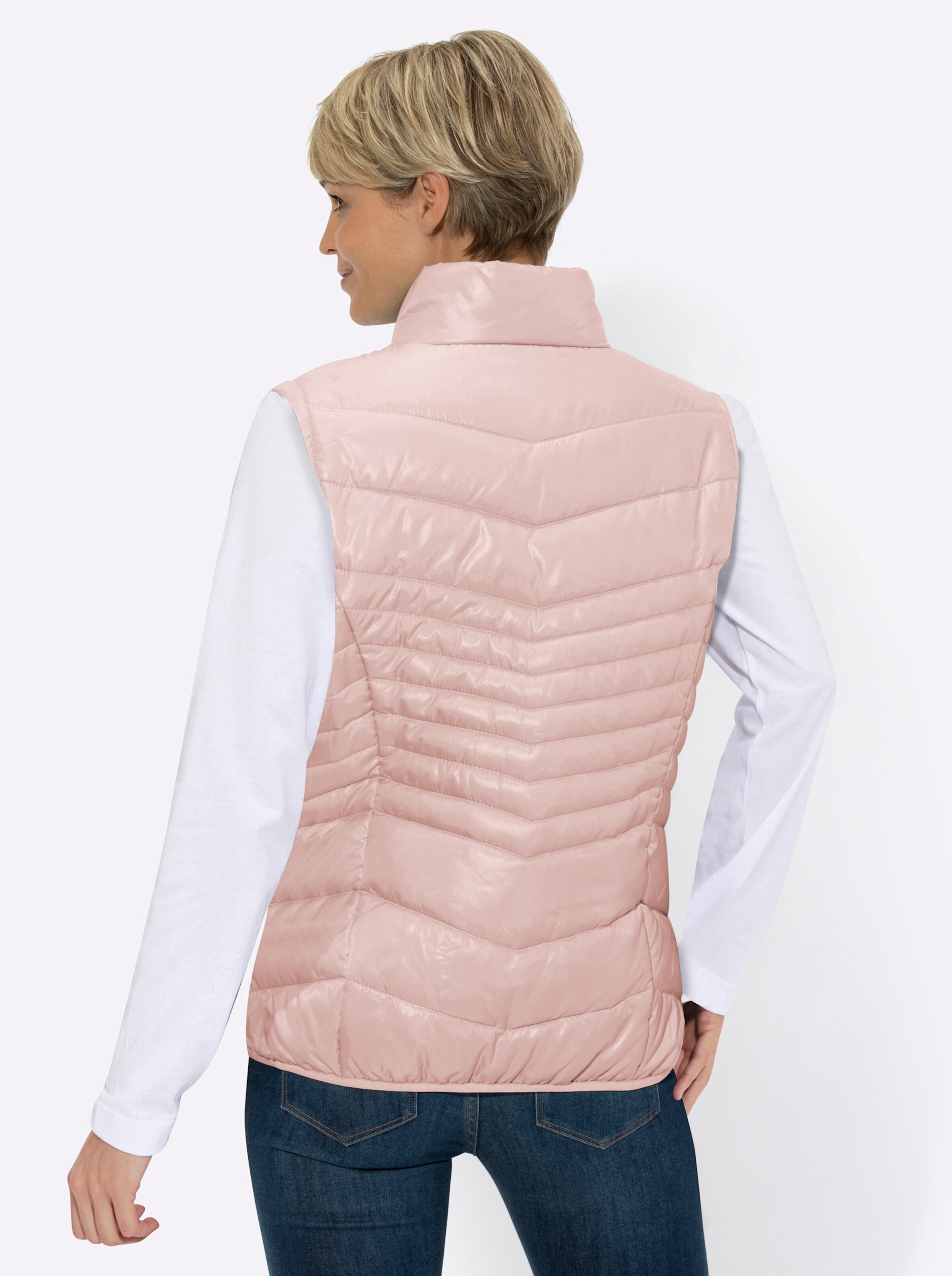 Steppjacke in puder