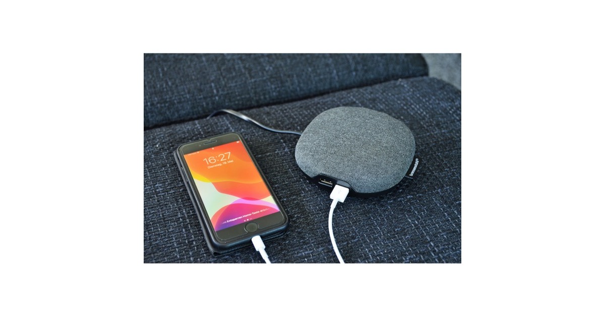 BrennenstuhlEstilo laadstation met textieloppervlak stekkerdoos  (Antraciet/zwart, 3 meter kabel, 1x Eurostekker, 2x USB-lader)