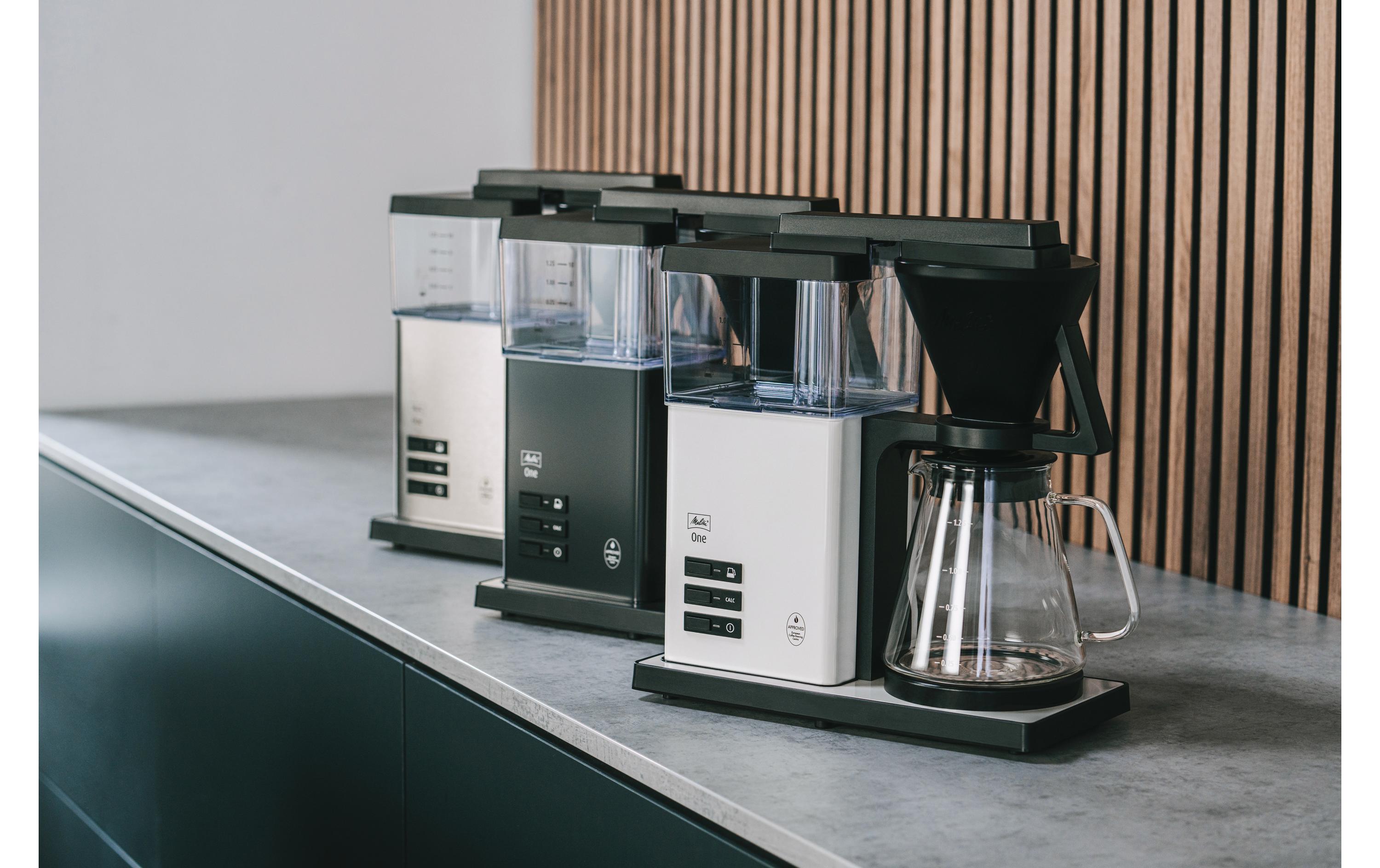 Filterkaffeemaschine One Schwarz/Weiss<br>Kaffeemaschine