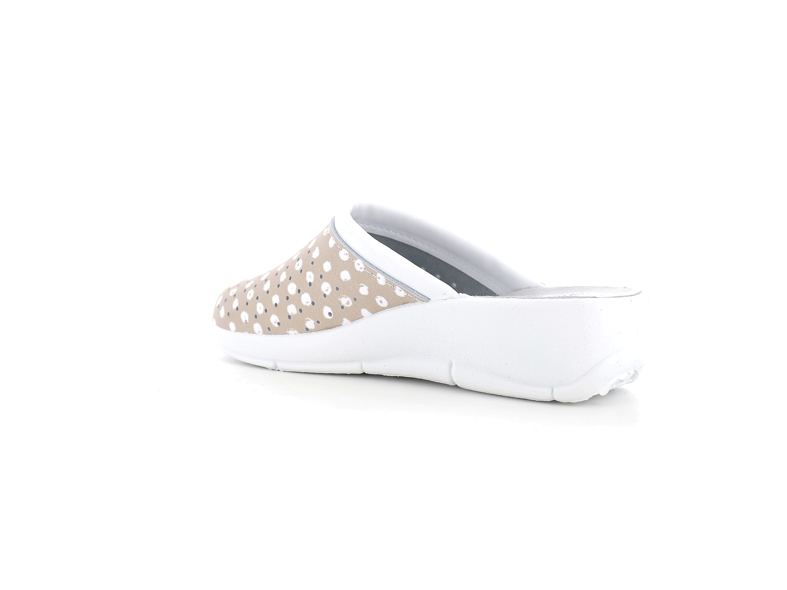 Alan-ALAPOIS Cuir Blanc Beige