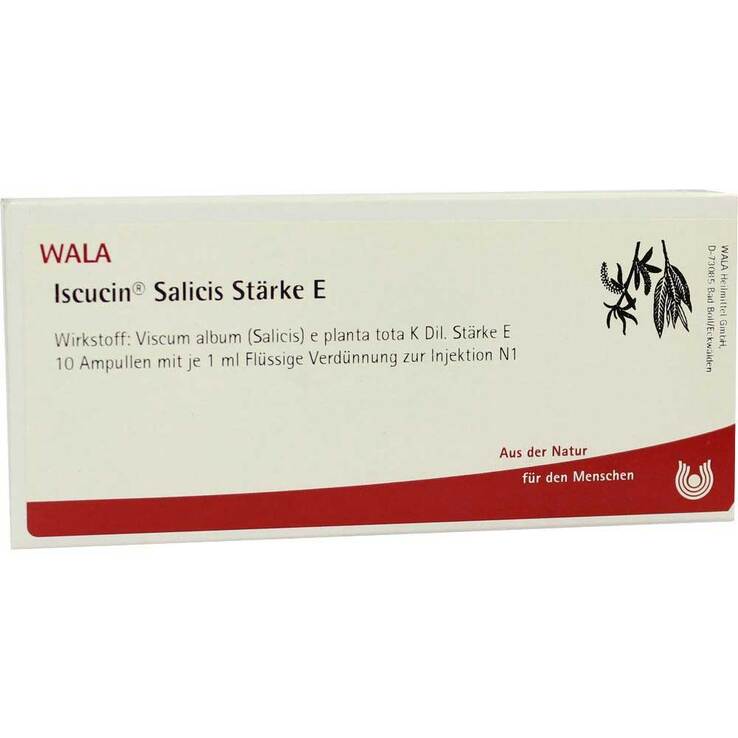 Iscucin Salicis Stärke E Ampullen, 10X1 ml