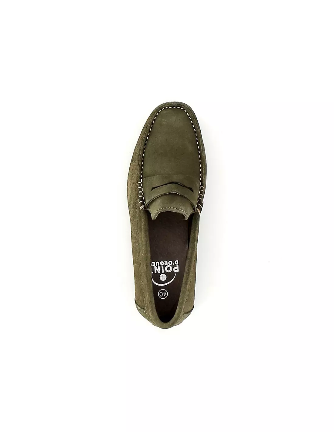 POINT D ORGUES 81525 - Bateaux & mocassins Kaki
