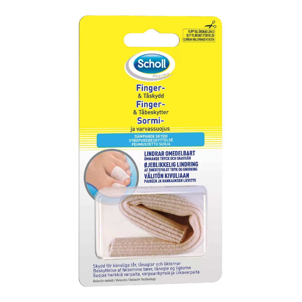 Scholl Finger- & Tåbeskytter - 1 stk.