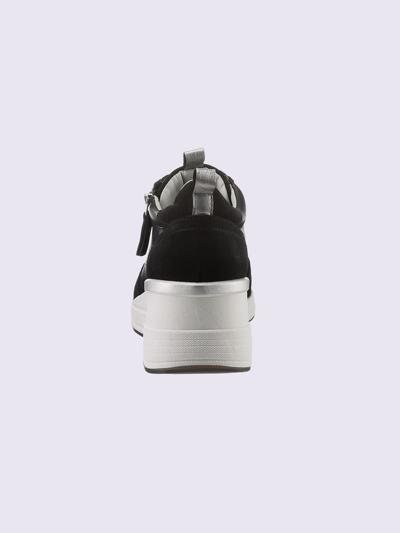 Baskets cuir de bœuf nappa et velours