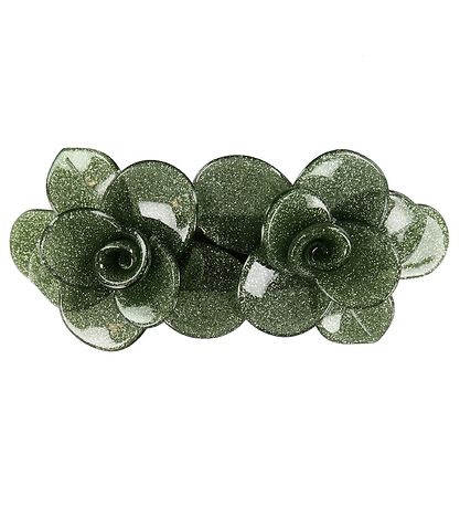 Petit by Sofie Schnoor H?rsp?nde - 9x5 cm - Blåmster -  Grøn