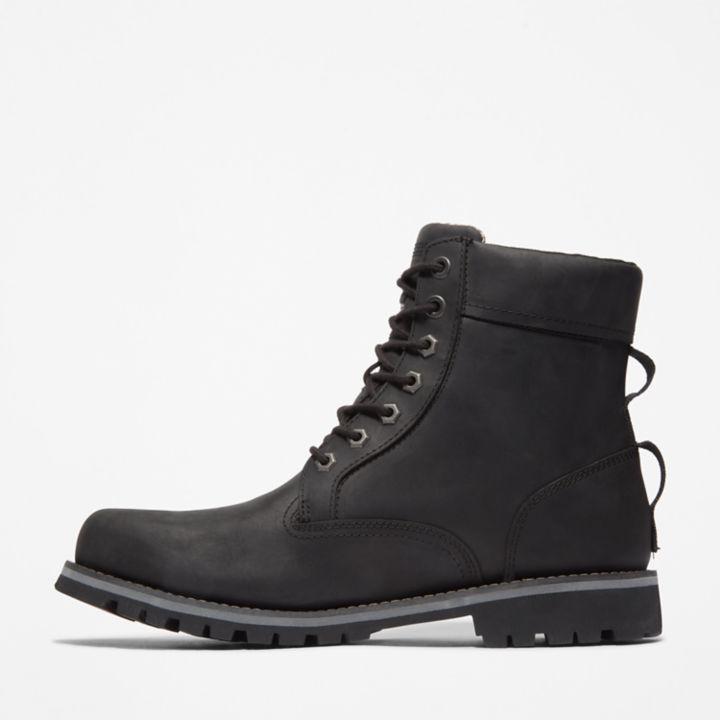 Bota impermeável robusta II de 6 polegadas para homem na cor preta.
