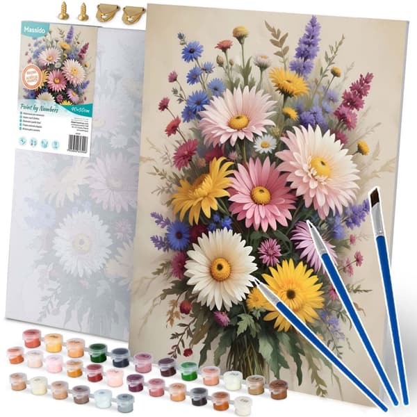 Maleri etter tall 40x50 cm Massido Flowers