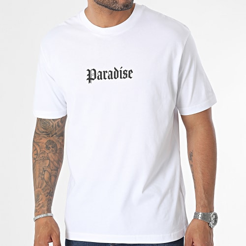 Tee Shirt Oversize Large Paradise III Blanc