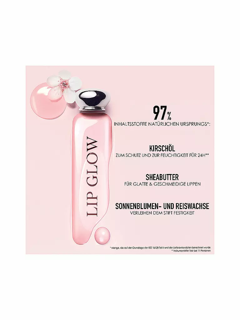 DIOR Lip Glow Farbintensivierender Lippenbalsam ( 020 Mahogany )  beige