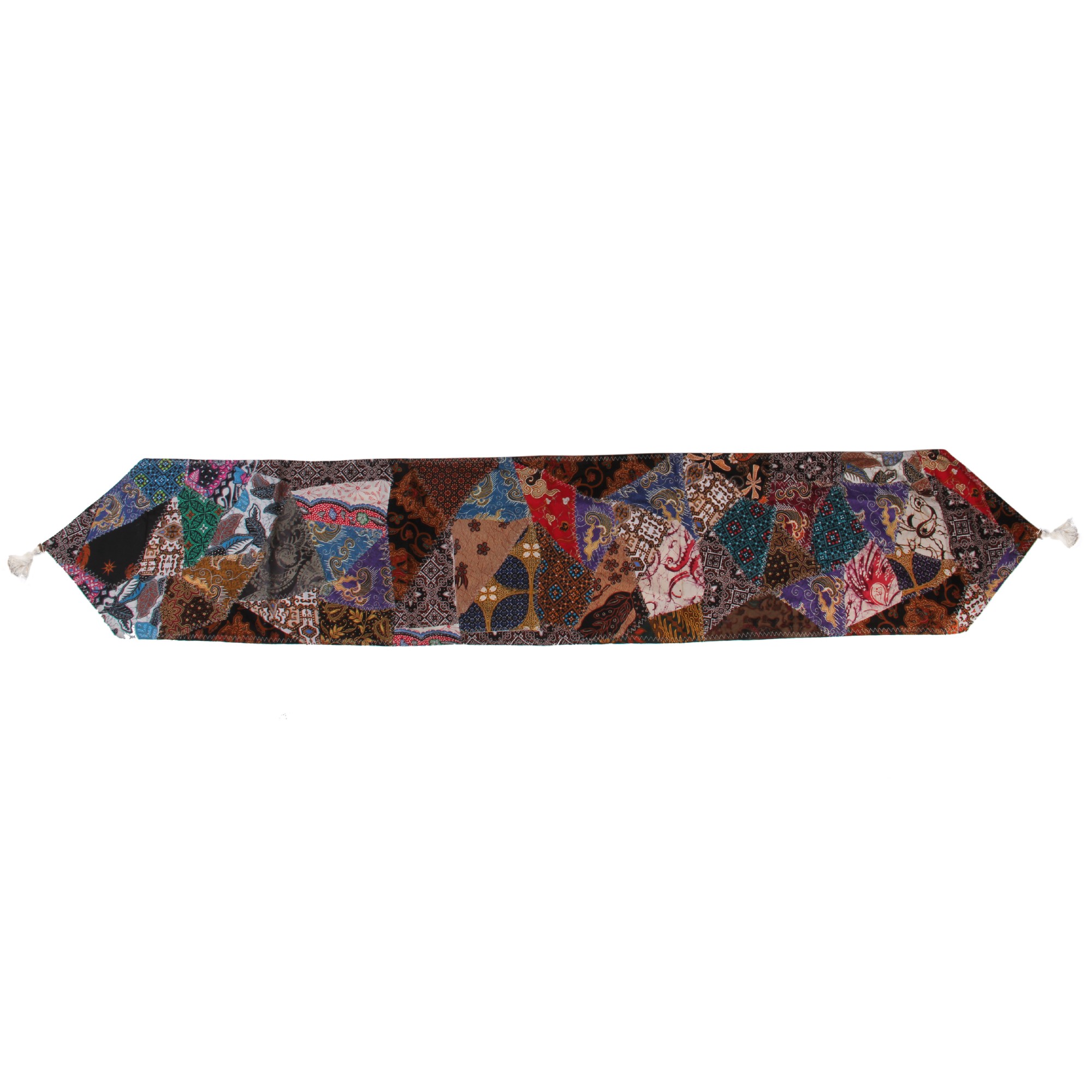 Patchwork Tischläufer, multicolor, L 200 cm, B 35 cm von fischer's lagerhaus