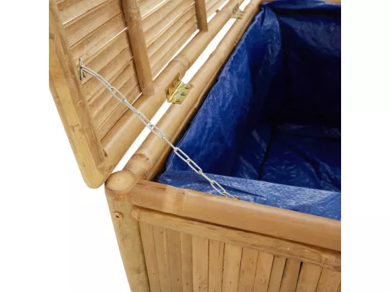 Boîte de rangement de jardin 60x52x55 cm Bambou