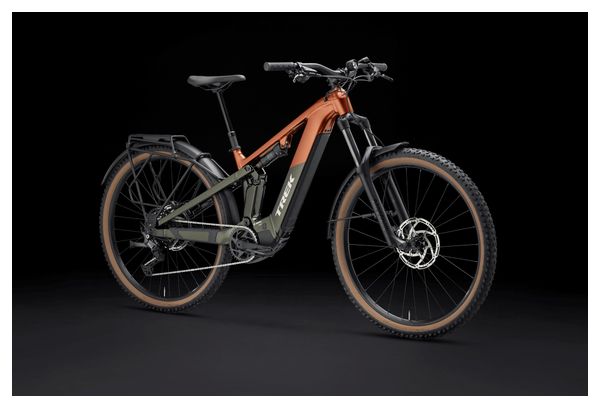 VTT Électrique Tout-Suspendu Trek Powerfly  FS 4 EQ Shimano Cues 10V 600Wh 27.5'' Orange/Vert Gén. 4