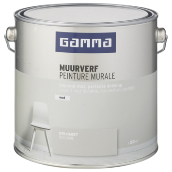 GAMMA muurverf mat 2,5 L dolomiet