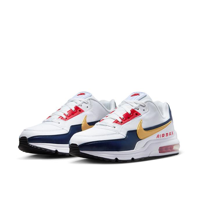 Nike Air Max LTD 3 Premium Men 695484-186 WHITE-METALLIC-GOLD-MIDNIGHT-N