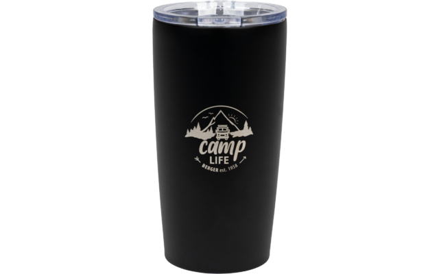 Camplife Edelstahl Thermo-Kaffeebecher 600 ml matt