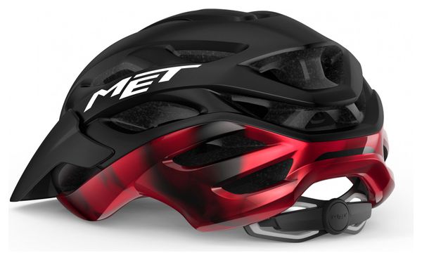 Casque MET Veleno Noir Rouge