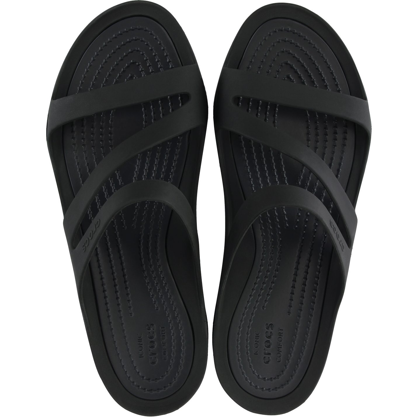 Crocs Swiftwater Sandalen Damen schwarz