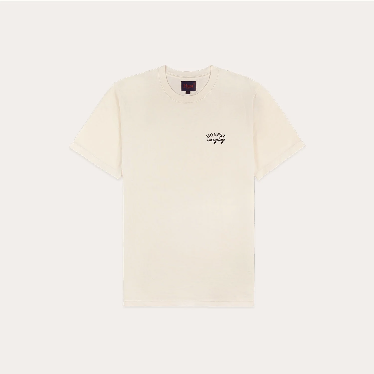 Ecru organic cotton T-shirt