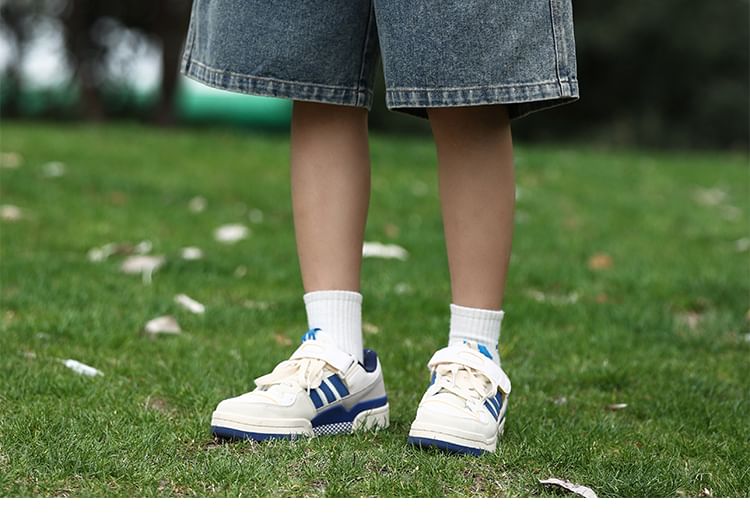 ROOSE - Mid-rise gewassen denim shorts
