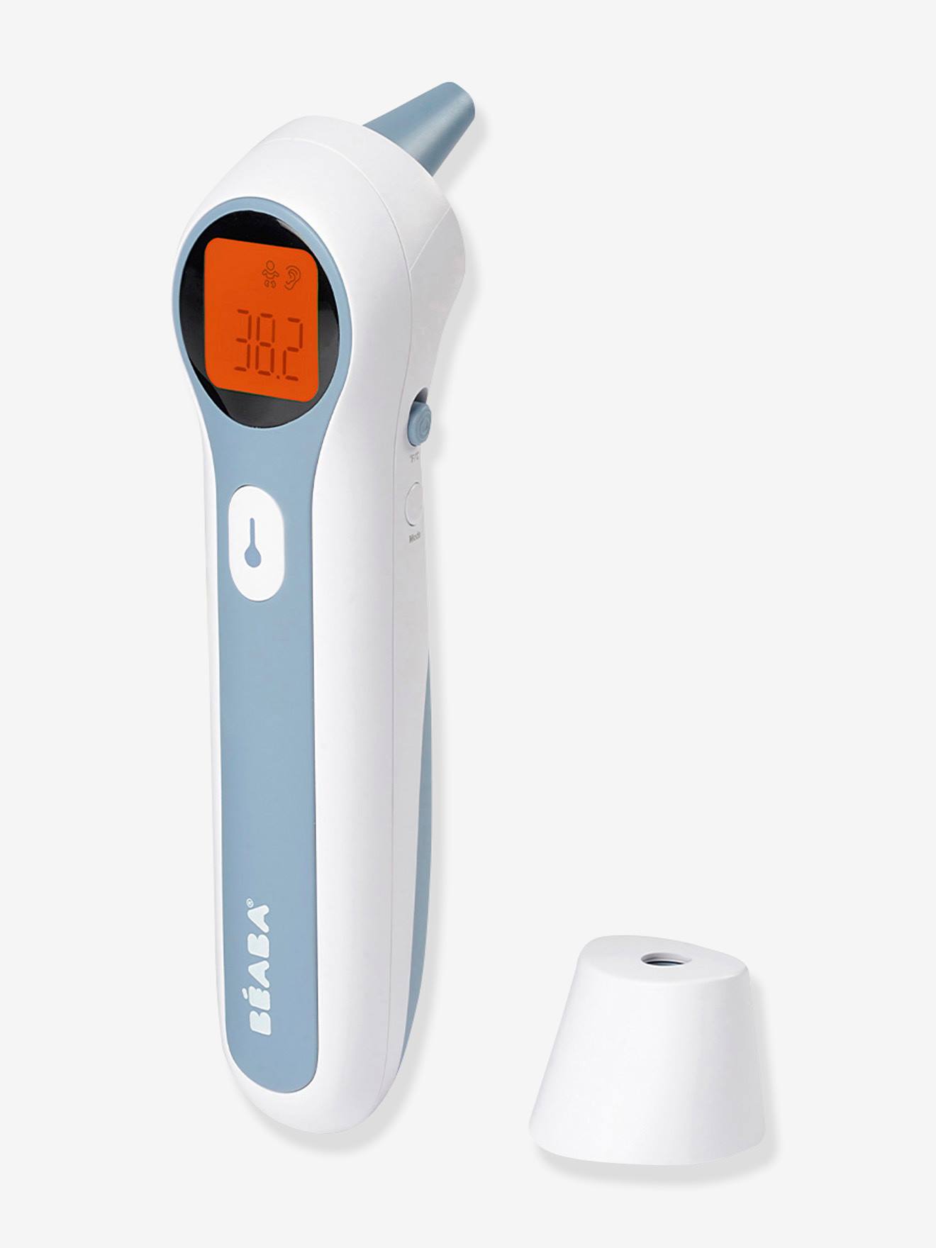 Termômetro infravermelho Thermospeed BEABA, branco liso médio