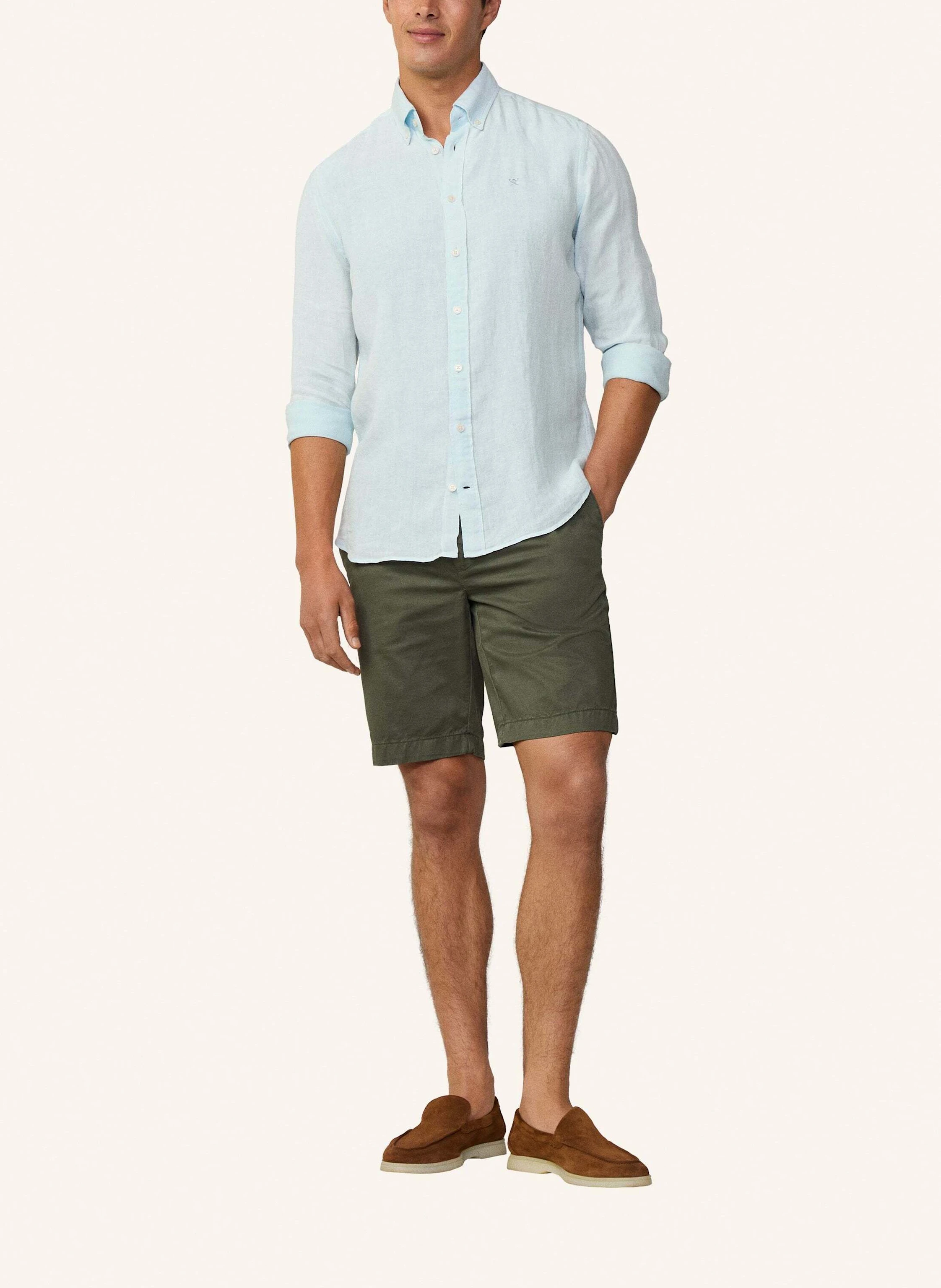 HACKETT LONDON Freizeithemd ESS GMD LINEN BRPT