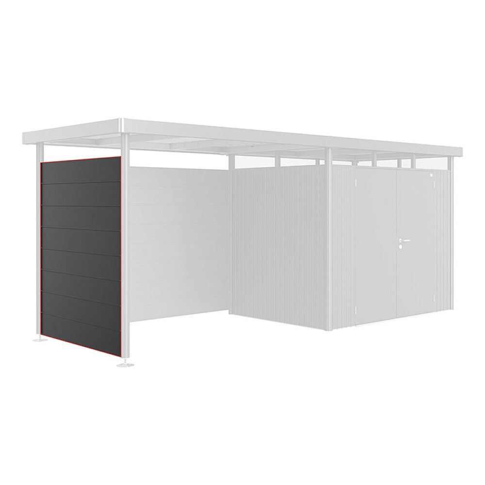 SIDEVEGG BIOHORT HIGHLINE H2 METALLIC MØRKGRÅ