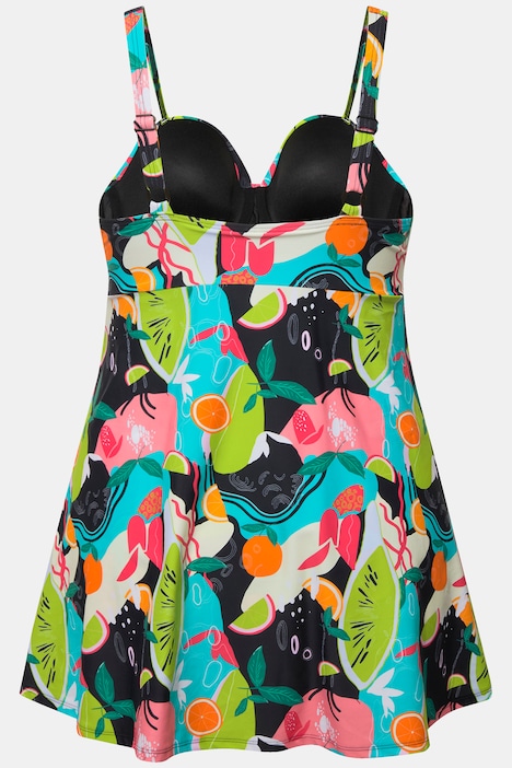 Badekleid, Früchte, Softcups, Quaste, recycelt