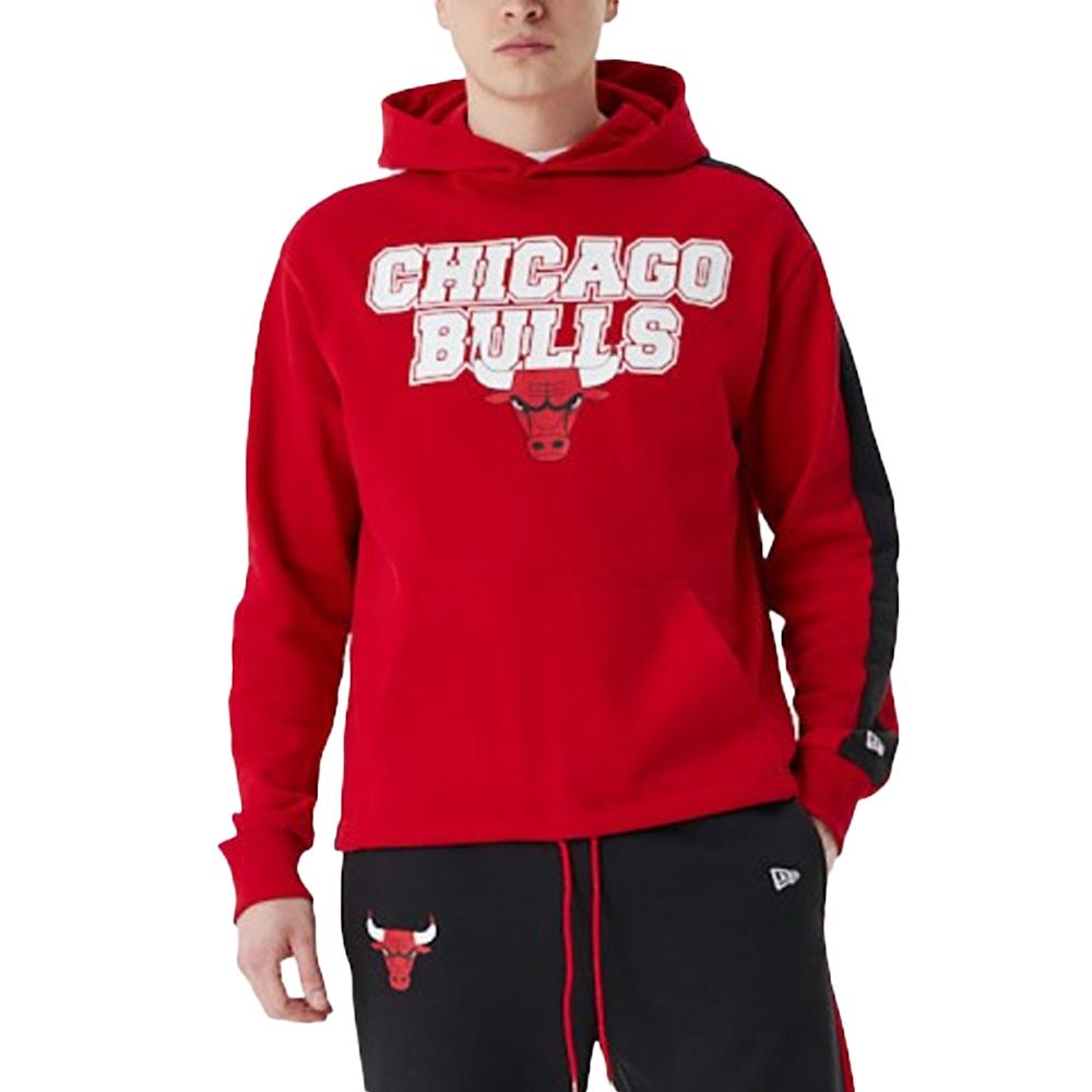 New Era Sweat à Capuche Rouge Homme New Era Nba Chicago Bulls