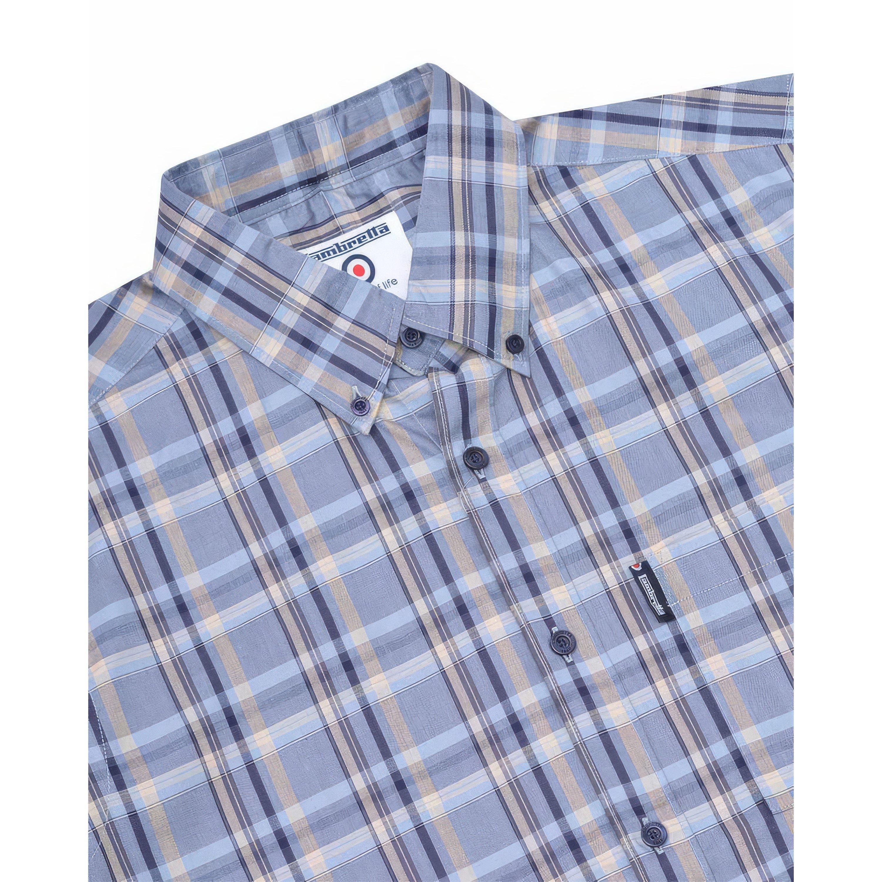 Lambretta Short Sleeve Multi Check Shirt