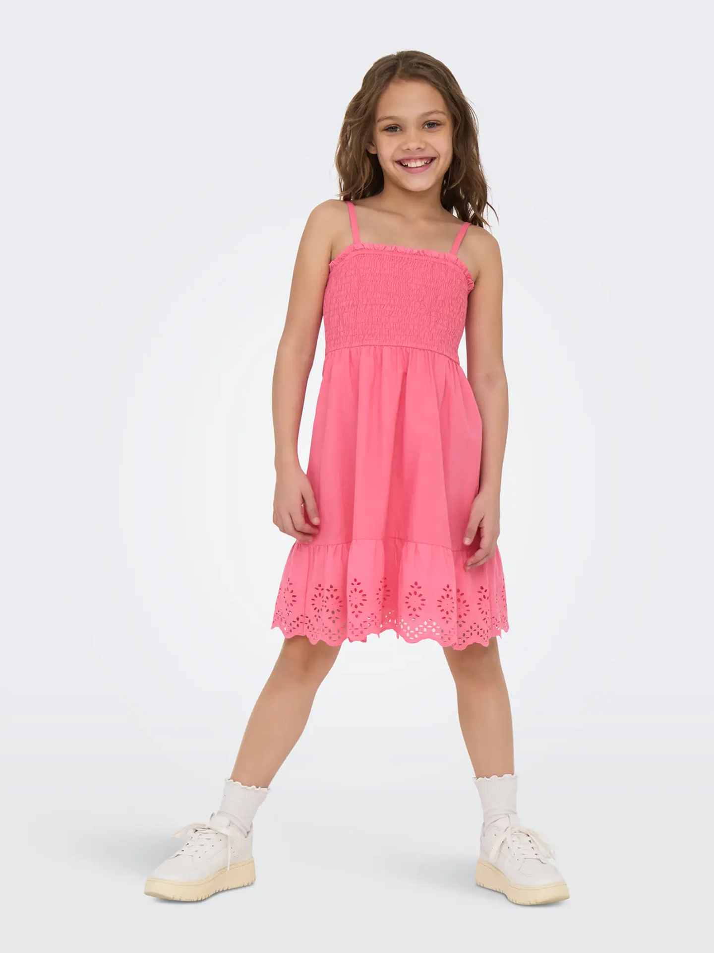 Lou Life Embroidery Smock Dress Woven