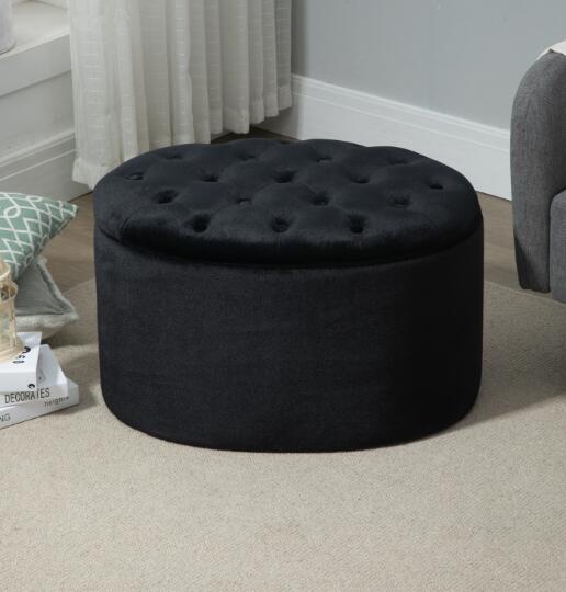 HOMCOM Sitzbank ovalförmig mit Stauraum 71B x 52T x 42H cm