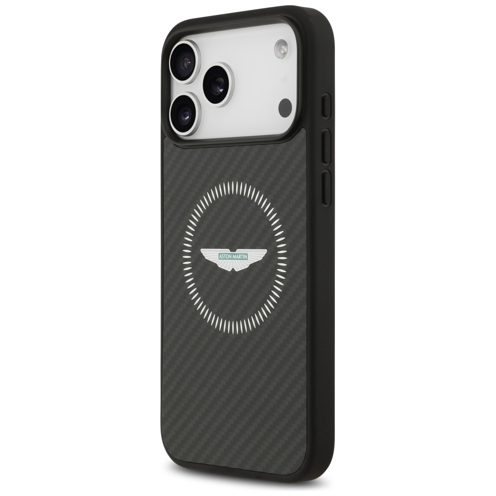 iPhone 17 Pro Max MagSafe Hardcase Hülle HC Kevlar Counter Design (ASHMP17XFCOS) - Schwarz