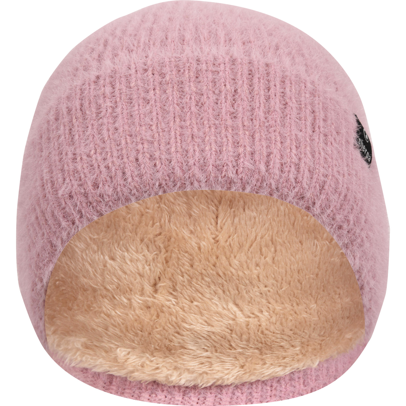 Sherpa Unisex-Strickmütze Nar rosa