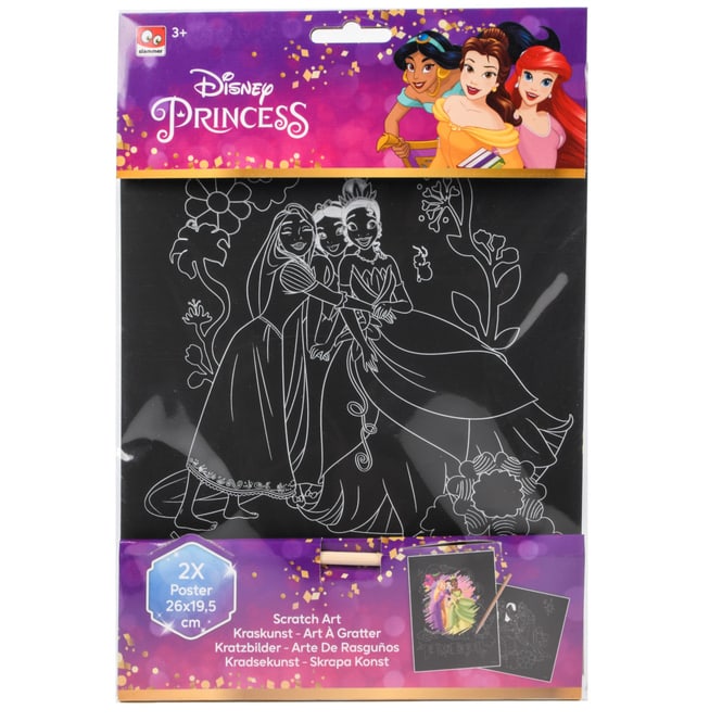 Disney Princess - Kratzbilder Set - Prinzessinnen