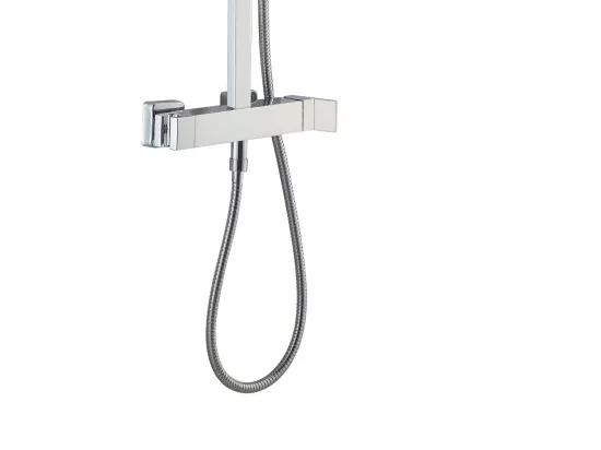 Kiara colonne de douche chromée avec mitigeur mécanique - Essebagno