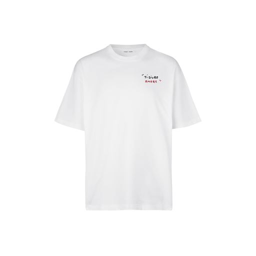 Samsøe Samsøe Sagiotto T-shirt, White Ti Giuro, S