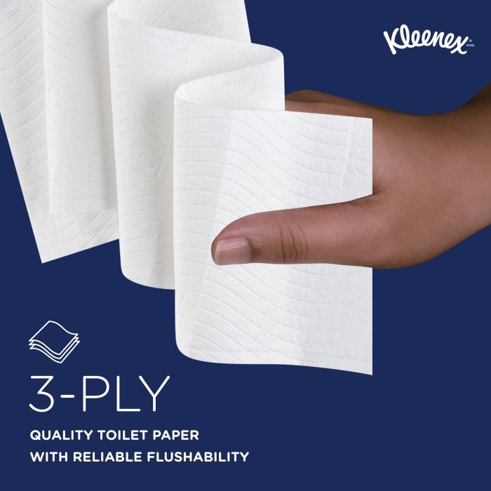 Kleenex 72st toiletpapier 8459 3-laags toiletpapier wit (8459)