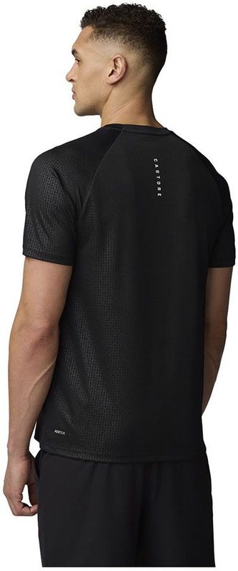 Castore - Short Sleeve T-Shirt - Zwart - Aertek-technologie