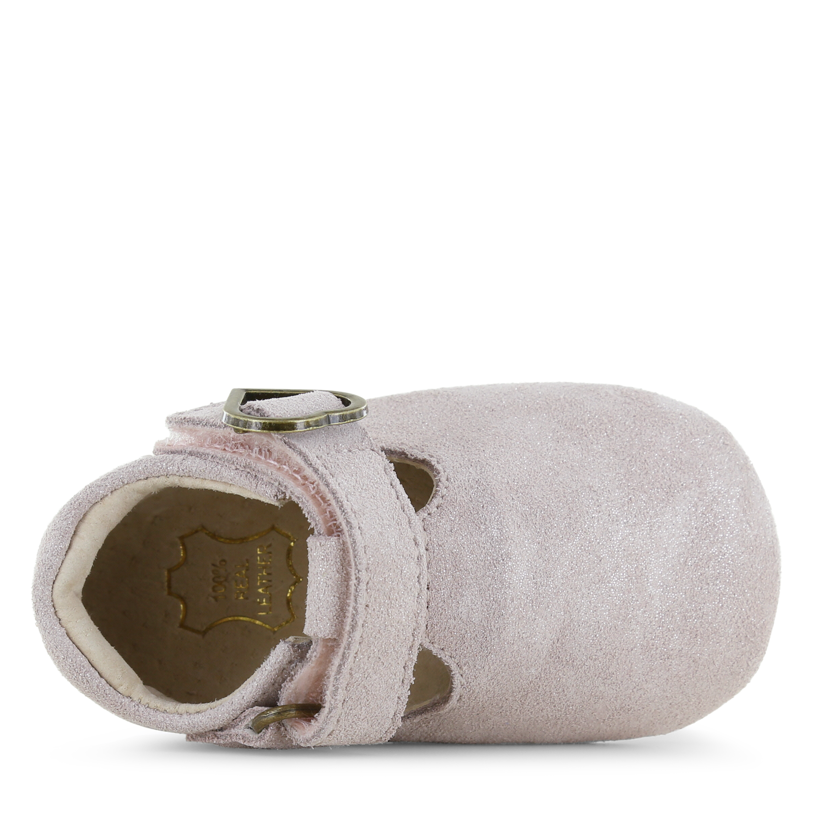 Shoesme roze BABY-PROOF® T-band schoentje Leer | Meisjes schoenen
