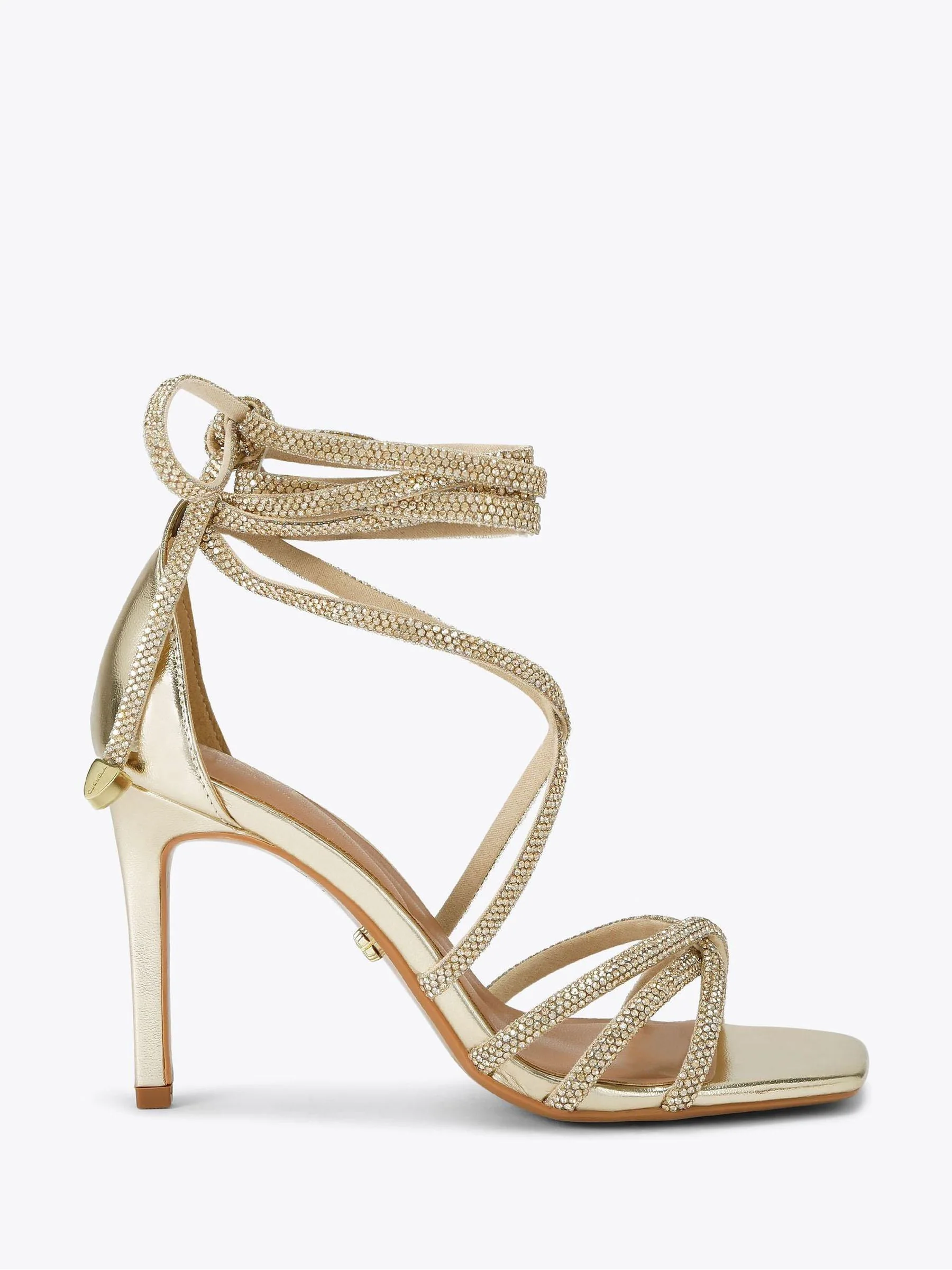 Goud - Carvela Paparazzi Tie Sandals