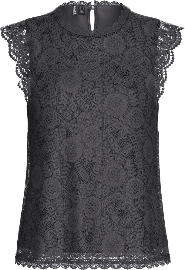 Pieces PCOLLINE SL LACE TOP WVN NOOS Magnet
