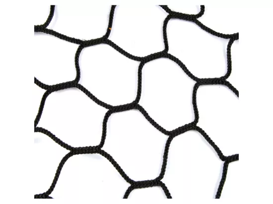 Filet de securite pour voiture en nylon - Noir - H 88 x L 100 cm