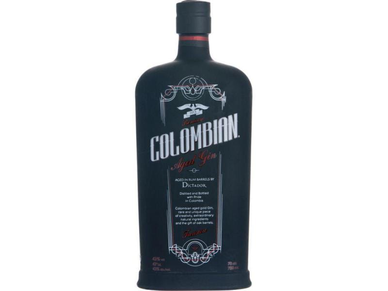 Dictador Colombian Gin Treasure 43%  0.7 l Kolumbianische Wacholder-Spirituose
