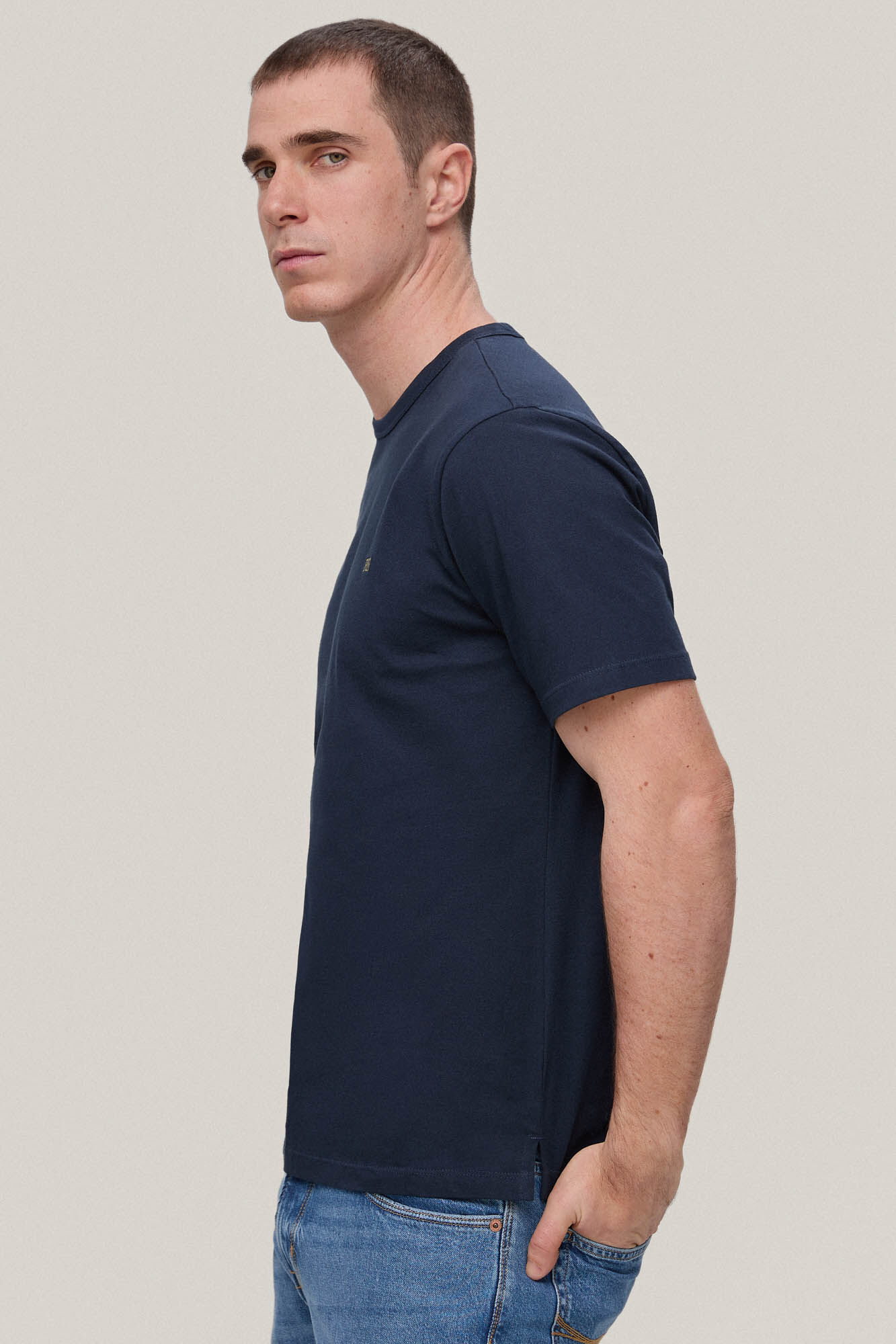 Camiseta básica - Azul